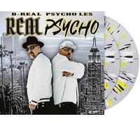 B-Real & Psycho Les – Real Psycho – Vinyle – Édition Deluxe (Import) – marbré clair/noir/jaune/blanc