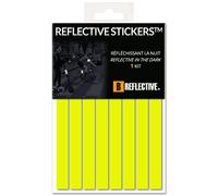 B REFLECTIVE - Kit 8 Stickers Bandes Rétro Réfléchissants Trottinette, Vélo, Moto,... - Autocollants Multi Supports - Haute Visibilité - 3M Technology™ - Adhérence maximale - Jaune Fluorescent