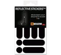 B REFLECTIVE - Kit Stickers Bandes Réfléchissants Trottinette & EDPM - Autocollants 3M Technology™ - Haute Visibilité - Discret & Design - Adhérence maximale - Noir