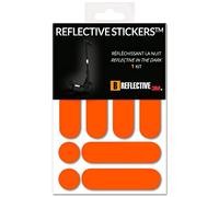 B REFLECTIVE - Kit Stickers Bandes Réfléchissants Trottinette & EDPM - Autocollants 3M Technology™ - Haute Visibilité - Discret & Design - Adhérence maximale - Orange