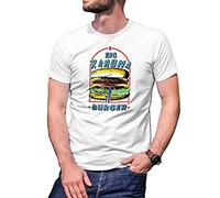 B&S Boutique Big Kahuna Burger That's a Tasty Burger Samuel Jackson T-Shirt Blanc pour Les Hommes Size S