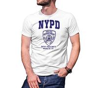 B&S Boutique Brooklyn 99 Inspired by Series New York Police Nine Nine Precinct T-Shirt Blanc pour Les Hommes Size XL