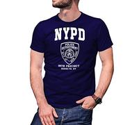 B&S Boutique Brooklyn 99 Inspired by Series New York Police Nine Nine Precinct T-Shirt Bleu Marine pour Homme Size M