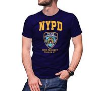 B&S Boutique Brooklyn 99 New York Police Nine Nine Precinct T-Shirt Bleu Marine pour Homme Size XL