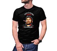 B&S Boutique Che Guevara Hasta la Victoria Siempre la Revolucion T-Shirt Noir pour Homme Size XXL