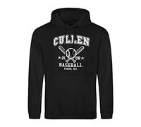 B&S Boutique Cullen Baseball Unisex Twilight Team Sweat A Capucha Noir Unisex Size S