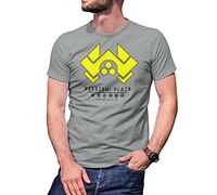 B&S Boutique Die Hard Nakatomi Plaza T-Shirt Gris pour Homme Size M