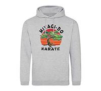 B&S Boutique Miyaga Do Inspired by Cobra Kai Sweat A Capucha Gris Unisex Size 3XL