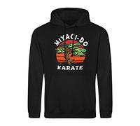 B&S Boutique Miyaga Do Inspired by Cobra Kai Sweat A Capucha Noir Unisex Size L