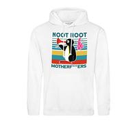 B&S Boutique Noot Noot Funny Pingu Meme Motherf Classic Sweat A Capucha Blanc Unisex Size M