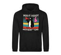 B&S Boutique Noot Noot Funny Pingu Meme Motherf Classic Sweat A Capucha Noir Unisex Size M