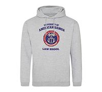 B&S Boutique University of American Samoa Law School Sweat A Capucha Gris Unisex Size M