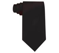 B&S Trendz Cravate noire pour homme, parfaite pour les funérailles, les mariages, les entretiens, les tenues d'affaires formelles, cravate classique unie pour homme, 142 cm de long x 8,5 cm de large