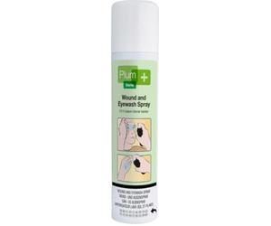 B-SAFETY Plum Spray pour plaies et yeux, solution saline stérile 0,9%, 250 ml, premiers secours