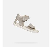 Sandales et nu-pieds Geox B Sandal Steppieup Girl pour Enfant 25 Argent