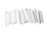 B Series Terminal Marker Strip Blocks, 100Pcs Terminal Block Labels, Heat Resist Nylon Marking Tags with Customizable Length, Press in Installation for Electrical Wiring Management