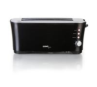 DOMO Grille-pain DO961T B‑Smart – pour 4 toasts – Noir