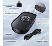 (B) Souris sans fil filaire indétectable 5 V 1 A avec simulation de mouvement