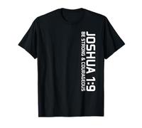 B Strong and Courageous of Joshua 1:9 Religious Spiritual T-Shirt