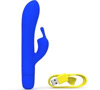 B SWISH - VIBRATEUR RECHARGEABLE CLASSIQUE BWILD BUNNY INFINITE SILICONE BLEU