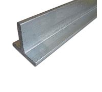 B & T métal Profil en T en acier galvanisé 50 x 50 x 6 mm gleichschenklig dans longueurs à 1000 mm +/-5 mm S235 (1.0038 ST37) T bretelles de T 50 surface galvanisée à chaud