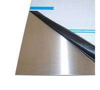 B & T métal V2 A Tôle zuschnitte 2,0 mm Poli K240 Tôle d'acier inoxydable Nirosta Tôle unilatéralement foliert en Découpe