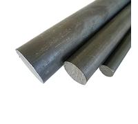 B&T Metall Barre ronde en acier ST 37 Drm. Ø 50 mm laminée, noire - Longueur env. 1,0 m (1000 mm +0/-3 mm) - Tolérances de mesure selon DIN EN 10060 (DIN 1013) Tige ronde en acier Tige cylindrique en