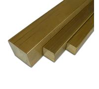 B&T Metall Barres carrées en laiton 10 x 10 mm, longueur : environ 50 cm (500 mm +0/- 5 mm)