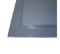 B&T Metall Panneaux en PVC rigide gris, 8 mm d'épaisseur, dimensions 400 x | Découpé