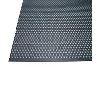 B&T Metall Plaque perforée en acier inoxydable 1,0 mm d'épaisseur Perforations de 3 mm de diamètre en quinconce 3-5