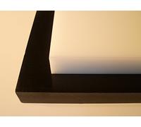 B&T Metall Plaques en POM C naturel/blanc de 8,0 mm d'épaisseur - Polyoxyméthylène (ERTACETAL® ; DELRIN®) - Dimensions de la découpe : 200 x 600 mm.