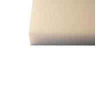 B&T Metall Plaques POM C naturel/blanches de 10,0 mm d'épaisseur en polyoxyméthylène (ERTACETAL® ; DELRIN®) à la découpe - Dimensions : 100 x 150 mm