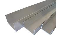 B&T Metall Profilé en U en aluminium - 20 x 20 x 2 mm - Alliage AlMgSi0,5 F22 - Soudable - Anodisable - Longueur : environ 2 m. (2000 mm +0/- 3 mm).