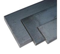 B&T Metall S235JR+AR / ST 37 Plaque en acier brut plat laminé, dimensions 1 000 mm +0/-3 mm, noir