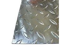 B&T Metall Tôle à larmes en acier galvanisé, fer St 37 | 3,0 mm d'épaisseur | Tôle ondulée à la découpe - Dimensions : 100 x 200 mm (10 x 20 cm)