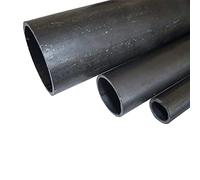 B&T Metall Tube rond en acier brut, diamètre 33,7 x 2,0 mm, longueur : environ 1,5 m - Tube de construction ST 37, noir, brut, profilé creux