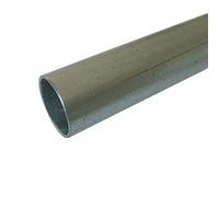 B&T Metall Tube rond en acier galvanisé, Ø 33,7 x 3,2 mm, longueur env. 1,5 m - Tube de construction ST 37, galvanisé à chaud, profil creux