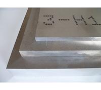B & T Panneau en aluminium métal 15 mm d'épaisseur ALM g4,5mn F 28 (5083) Plaque Alu Embouti Blank naturel Découpage sur mesure