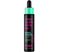 b.tan Darkest Gouttes autobronzantes pour le visage et le corps | Gonflez le bronzage à dix - Gouttes phosphorescentes progressives bronzantes progressives sans soleil, végétaliennes, sans cruauté