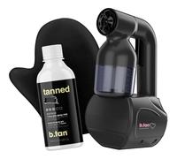 b.tan Kit de bronzage en spray | Spray Tanned AF - Kit de bronzage par pulvérisation à domicile, comprend une machine de bronzage, un gant applicateur de bronzage, une brume de solution de 25 ml