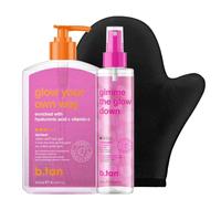 B.TAN - Kit gel autobronzant transparent et brume faciale b.tan | Brillez à votre façon + pack de brume - Autobronzant résistant au transfert