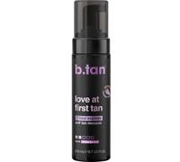 b.tan Mousse Autobronzante Base Violette | Love At First Tan - Bronzage Sans Soleil Express 1 Heure, Anti Tons Orangés, Glow Intense, Sans Odeur Artificielle, Visage & Corps, Homme & Femme, 200 ml