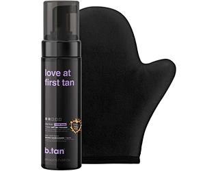 b.tan Mousse Autobronzante | Fall In Love At First Tan Bundle - Self Tan, Self Tanning Foam, Fake Tan, Sunless Tanner, Vegan, Cruelty Free, 200ml