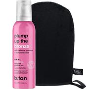 b.tan Plump Up The Bronze 207ml + gant, mousse bronzante, autobronzant, soin, guarana, acide hyaluronique, caféine, vegan