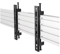 B-Tech Bras d'interface pour écran plat Interface universelle System X, BT8390-VESA200F_B (Bras d'interface universelle System X - VESA 200, Bras de fixation pour écran plat, Noir, 70 kg, Rail, 119,4