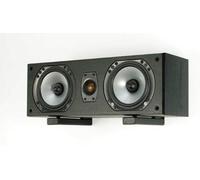 B-Tech BT15 Support Mural pour Enceinte Centrale - Bras Réglables 18 à 29 cm - Charge Max 15 kg - Finition Noire - Lot de 2 Supports.