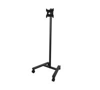 B-Tech BT7504 V2 Chariot écran jusqu'à 55'' Support mobile pour écrans jusqu'à 55 pouces et 25 kg, compatible VESA jusqu'à 400 x 400 mm, avec trois