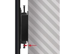 B-Tech BT8390-WFK1 Support de Montage Rail System X, 5 mm d'Épaisseur, Noir, pour Rails BT8390 et Bras d'Interface