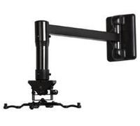 B-Tech BT899 Support de Plafond Universel pour Projecteur Lourd avec Micro-Ajustement, Capacité 25 kg, Noir