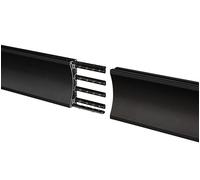 B-Tech Rail de montage horizontal BT8390, 1500 mm, noir pour système vidéo et AV, compatible bras d'interface et colonnes